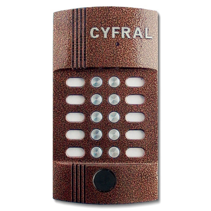 Цифрал M-10M/PVC блок вызова домофона