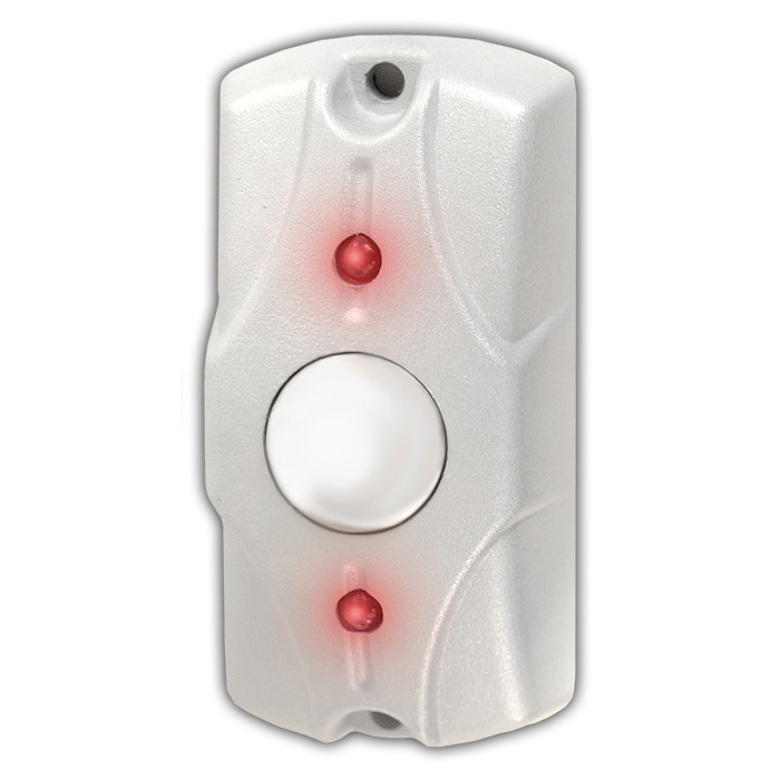 Циклоп (серебристый металлик) кнопка выхода Олевс