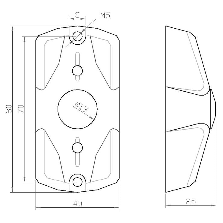 Циклоп (серебряный антик) кнопка выхода Олевс