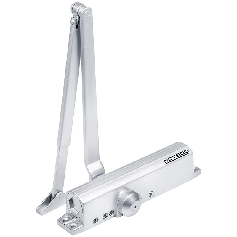 DC-030-130 DA+BC (серебро) дверной доводчик Notedo