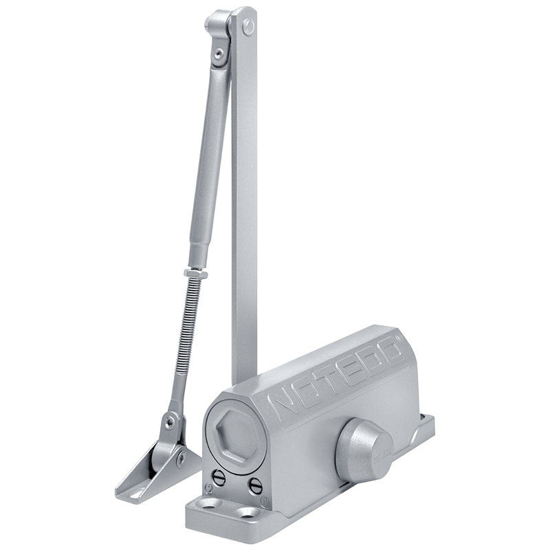 DC-065 "Легкий характер" (серый) дверной доводчик Notedo