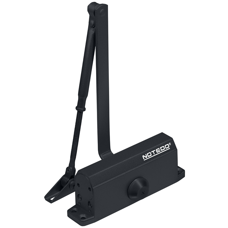 DC-070-I (черный) дверной доводчик Notedo