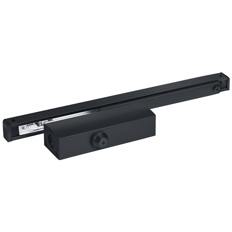DC-075 SL+HO (черный) дверной доводчик Notedo