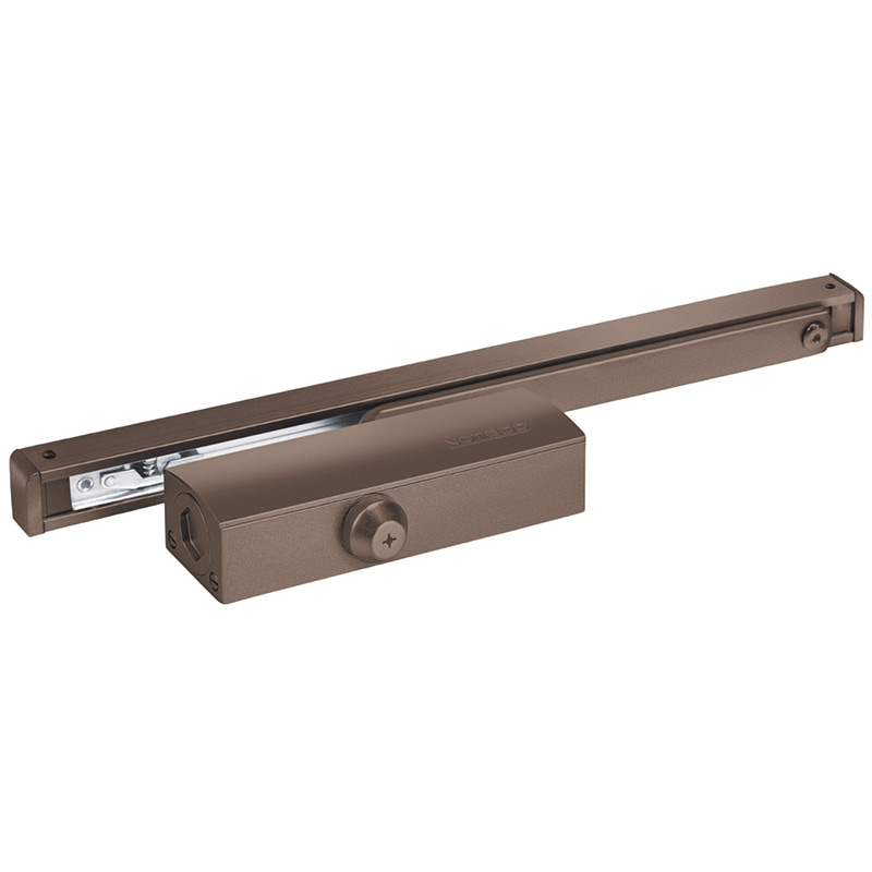 DC-075 SL+HO (коричневый) дверной доводчик Notedo
