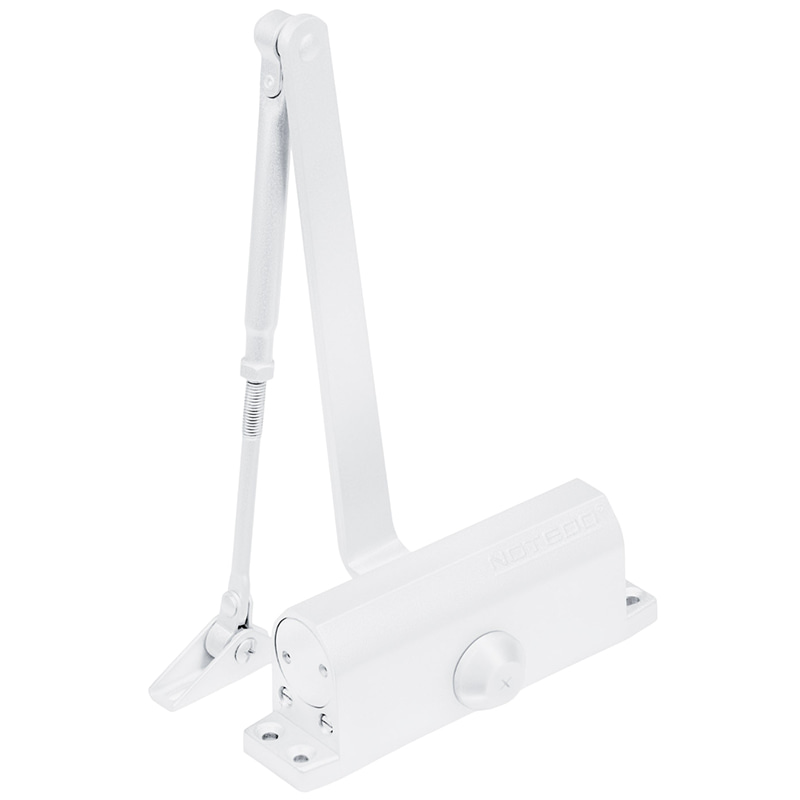 DC-080 HO "Легкий характер" (белый) дверной доводчик Notedo