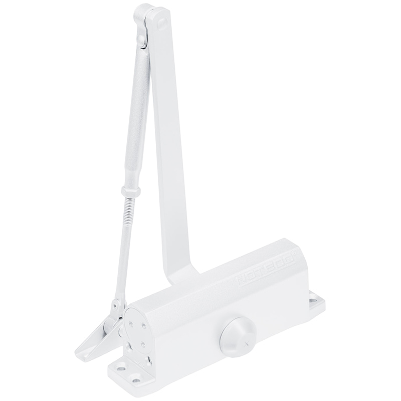 DC-090 HO "Легкий характер" (белый) дверной доводчик Notedo