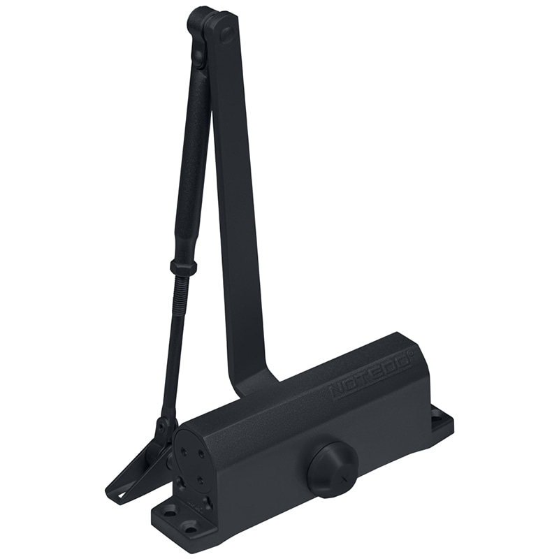 DC-090 HO "Легкий характер" (черный) дверной доводчик Notedo