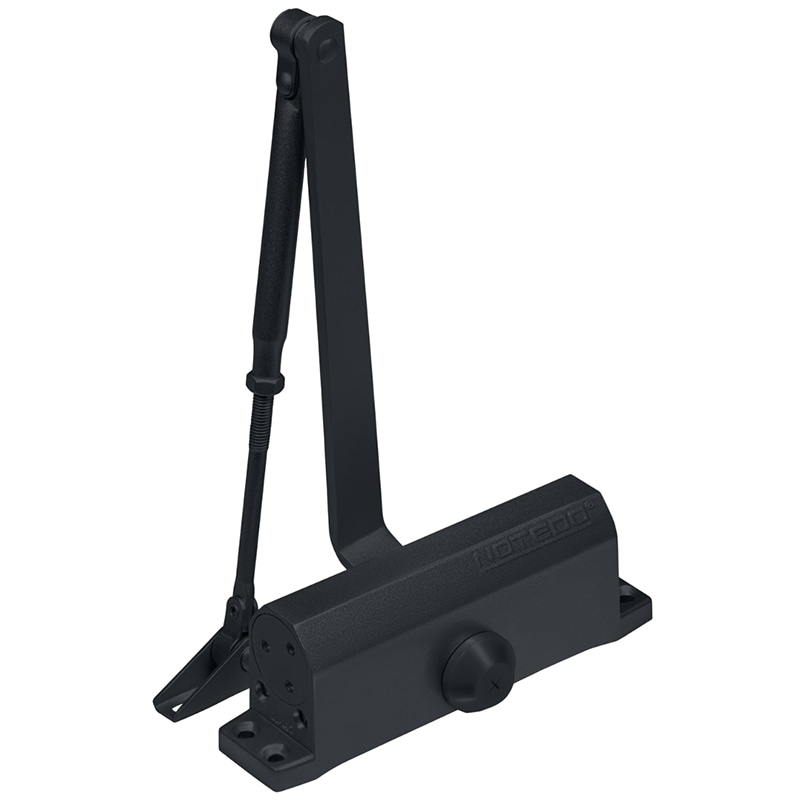 DC-090 "Легкий характер" (черный) дверной доводчик Notedo