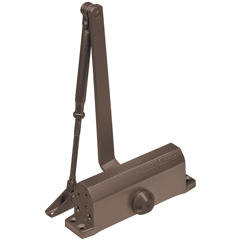 DC-090 "Легкий характер" (коричневый) дверной доводчик Notedo