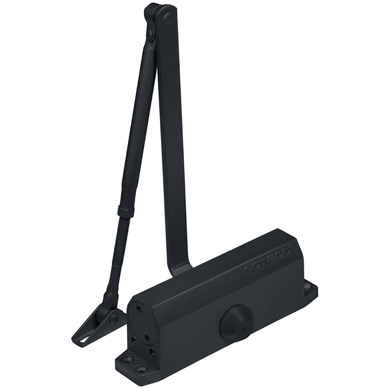 DC-120 "Легкий характер" (черный) дверной доводчик Notedo