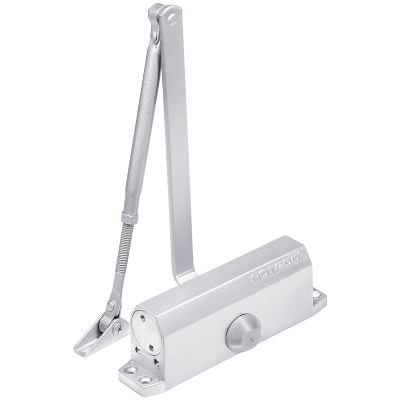 DC-120 "Легкий характер" (серебро) дверной доводчик Notedo