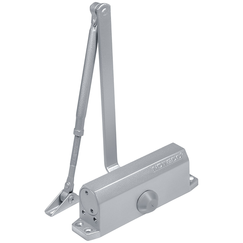 DC-120 "Легкий характер" (серый) дверной доводчик Notedo