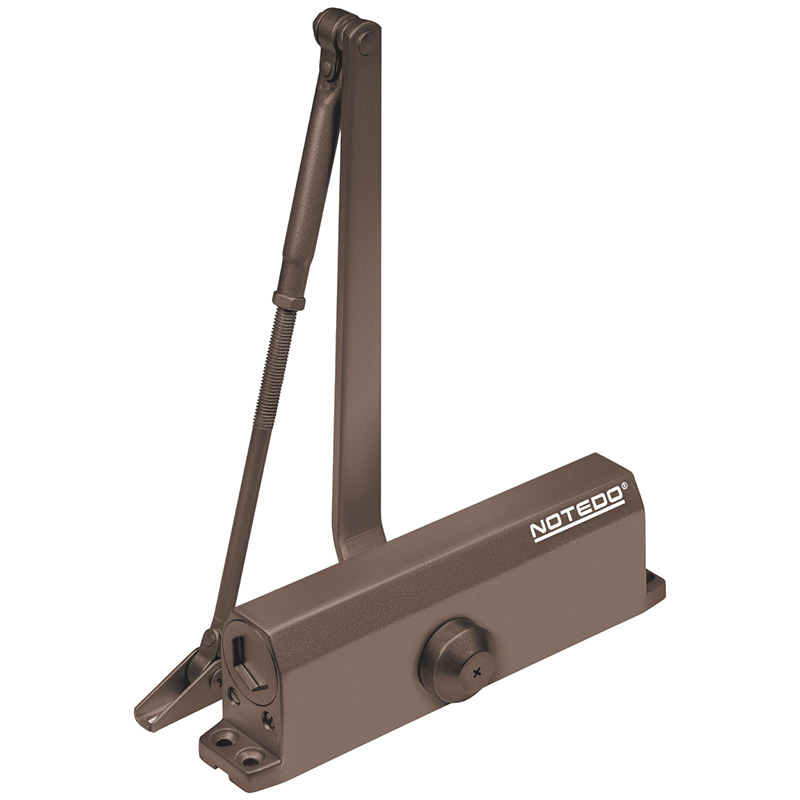DC-160 DA (коричневый) дверной доводчик Notedo