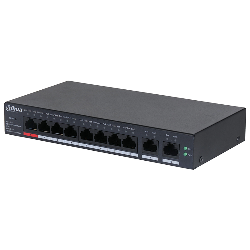 DH-CS4010-8GT-110 PoE коммутатор Dahua