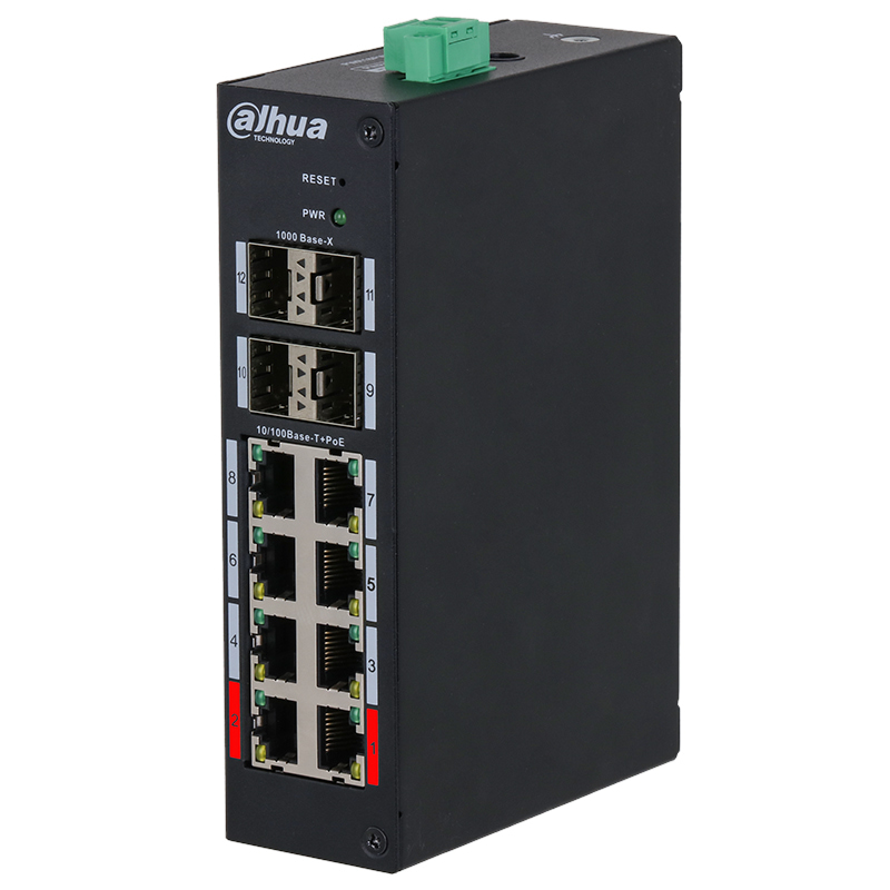 DH-HS4412-8ET-120 PoE коммутатор Dahua