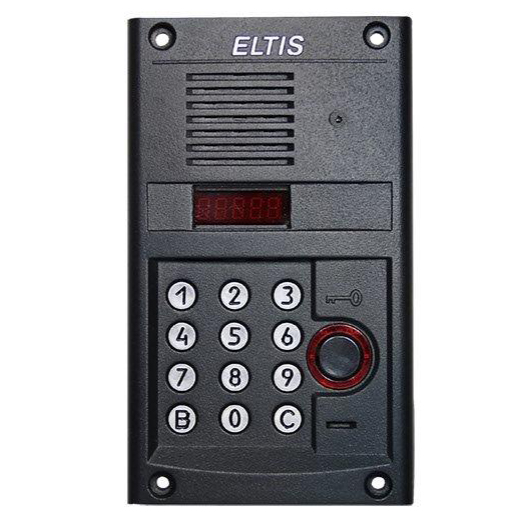 DP300-RDC24 (черно-серый муар) блок вызова домофона Eltis