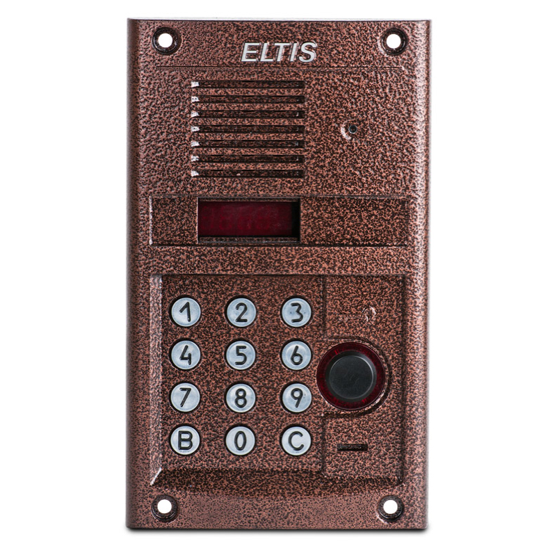 DP305-RDC24 (бронза-антик металлик) блок вызова домофона Eltis