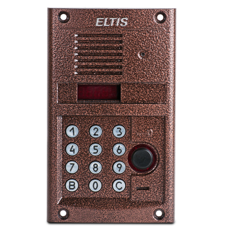 DP400-RDC24 (бронза-антик металлик) блок вызова домофона Eltis