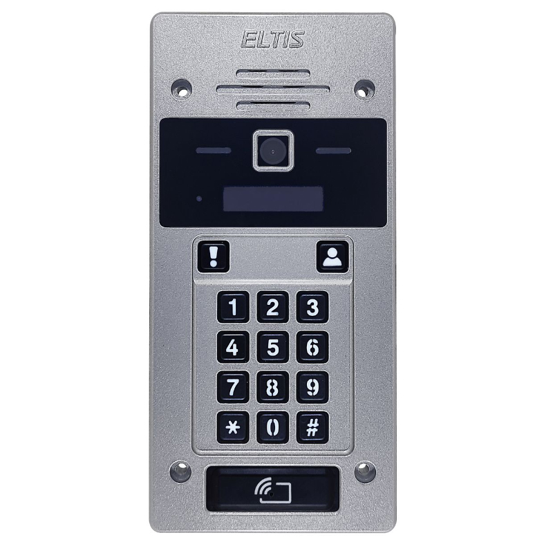 DPU5000-KEDC-IP (черно-серый муар) блок вызова домофона Eltis