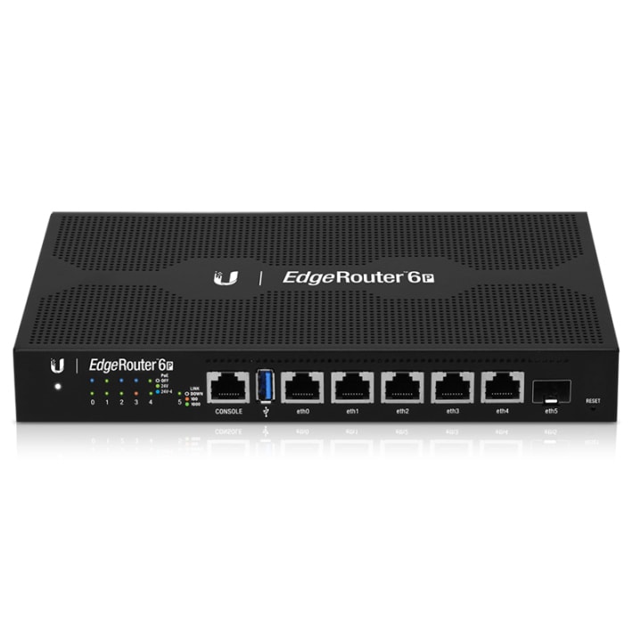 EdgeRouter 6P (ER-6P-EU) маршрутизатор Ubiquiti