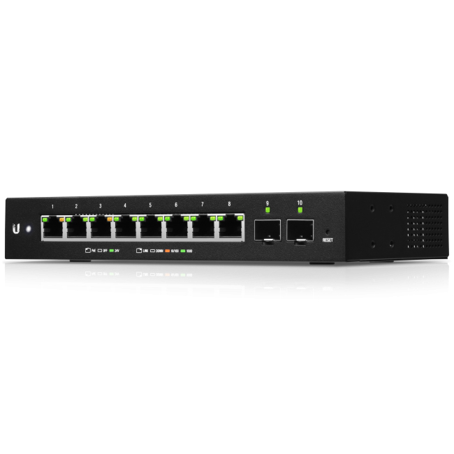 EdgeSwitch 10XP (ES-10XP-EU) PoE коммутатор Ubiquiti