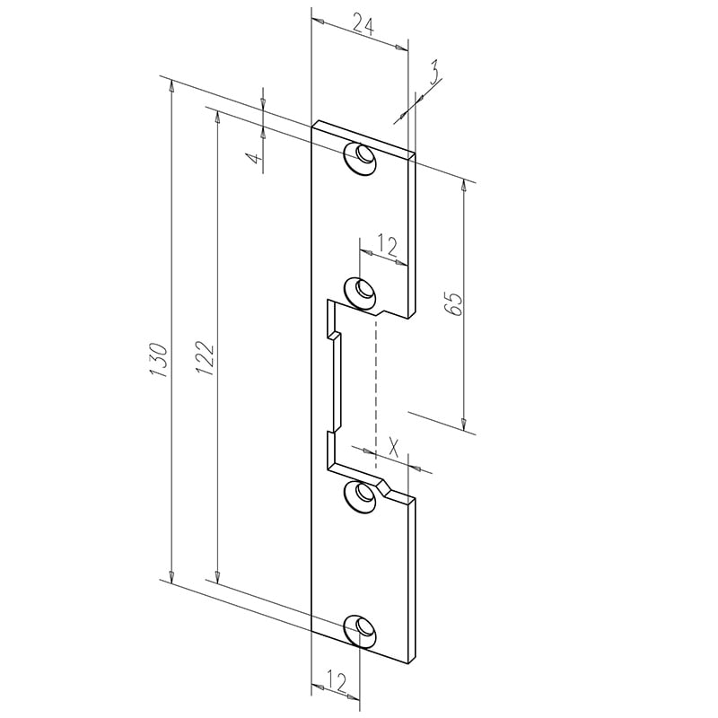Eff-Eff 689 KL (68935-01) запорная планка