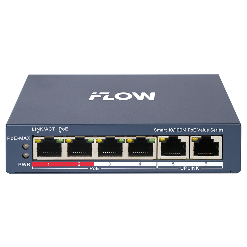 F-SW-EM206POE-VM/L PoE коммутатор iFlow