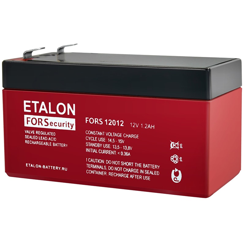 FORS 12012 аккумулятор 1.2Ач 12В Etalon