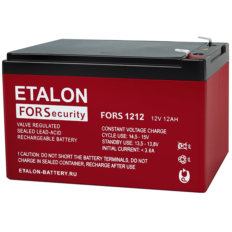 FORS 1212 аккумулятор 12Ач 12В Etalon