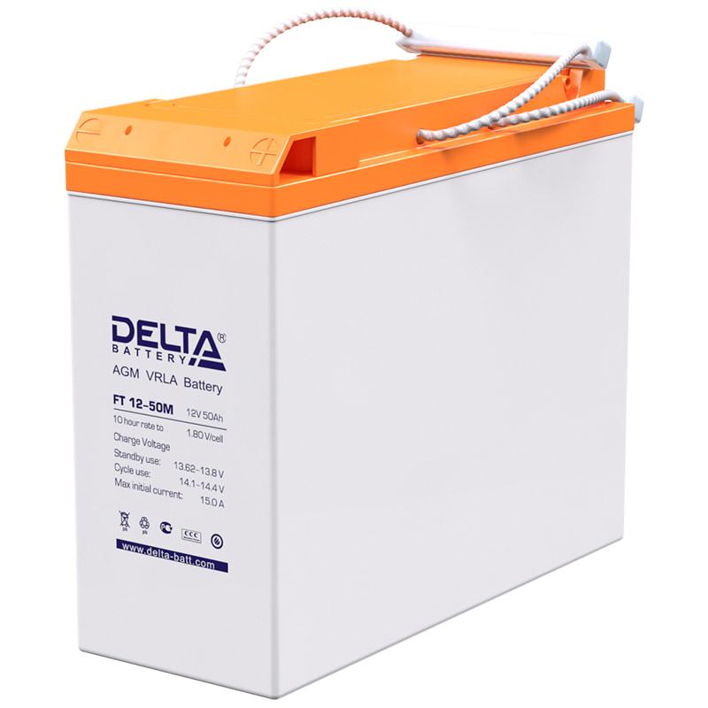 FT 12-50 M аккумулятор 50Ач 12В Delta