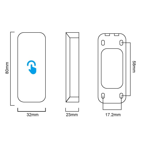 HN-C4Rw кнопка выхода Hunter