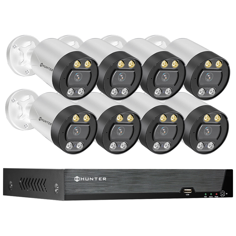 HN-KIT8881-IPw комплект IP видеонаблюдения 8 Мп Hunter