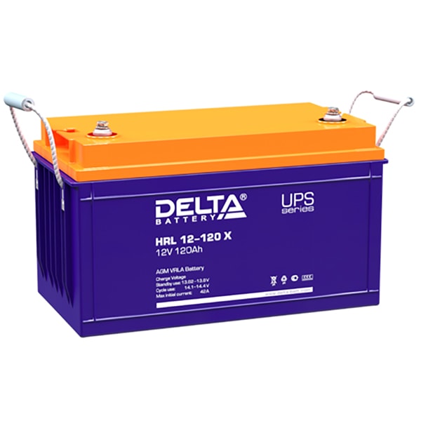 HRL 12-120 X аккумулятор 120Ач 12В Delta