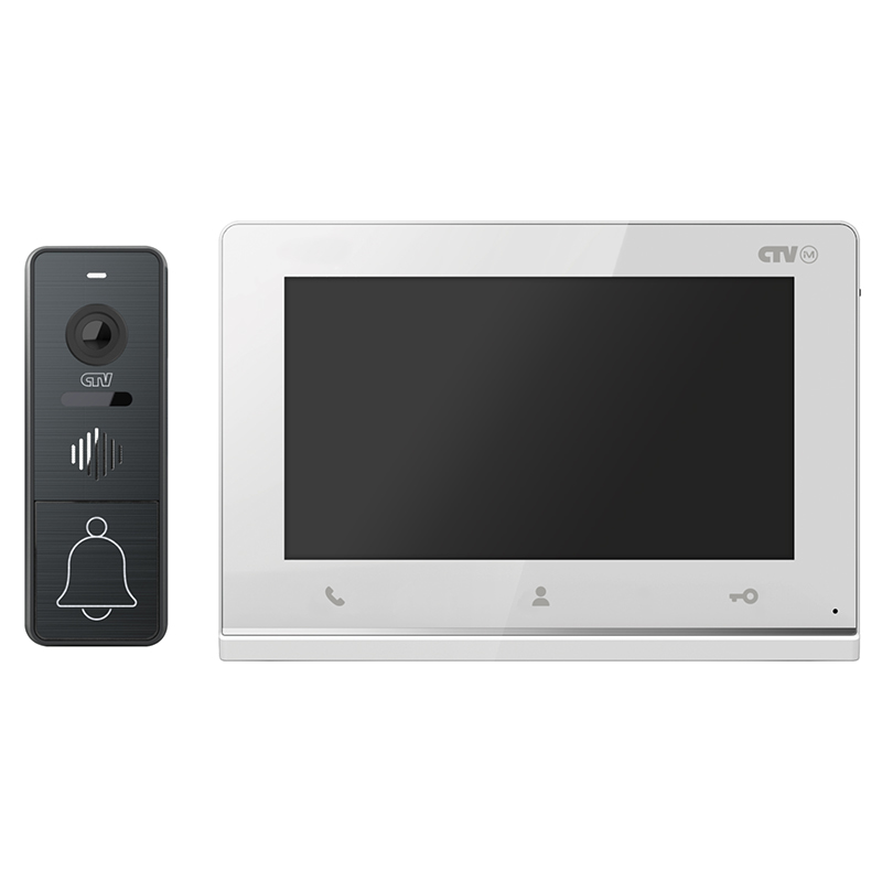 KIT Hello 7 (белый + графит) комплект видеодомофона CTV