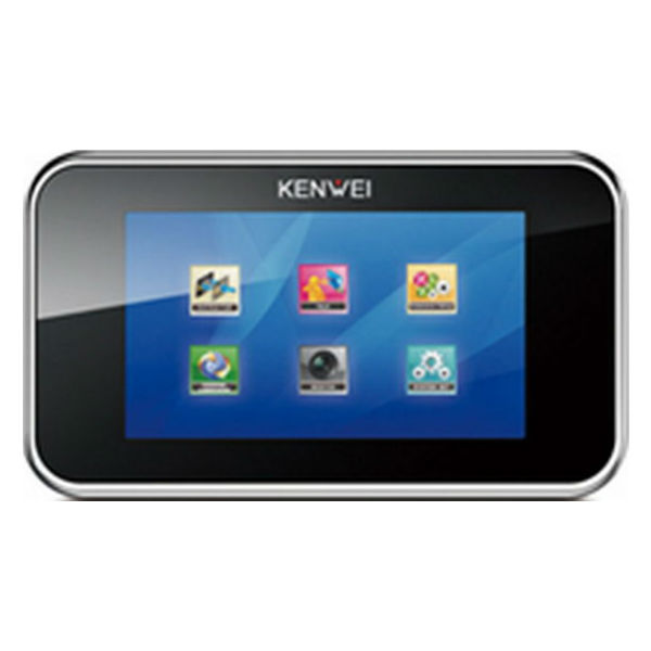 KW-S702TC (черный) видеодомофон Kenwei