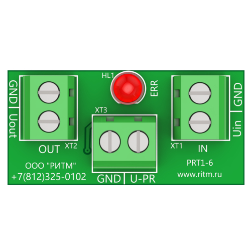Контакт PRT1 блок защиты от КЗ Ritm