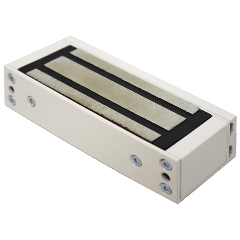 М1-150 с уголком (белый) замок электромагнитный Олевс