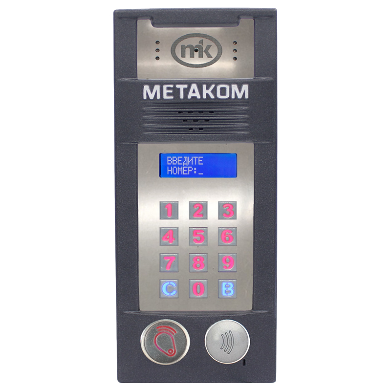 MK2018-RFMFCGV блок вызова домофона Метаком