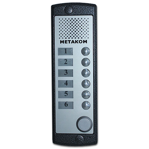 MK6-X-RF блок вызова домофона Метаком