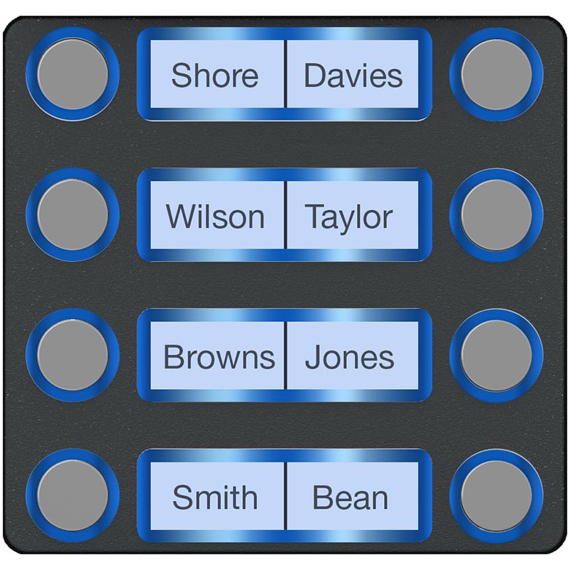 MTMF8PVR накладка с кнопками BPT