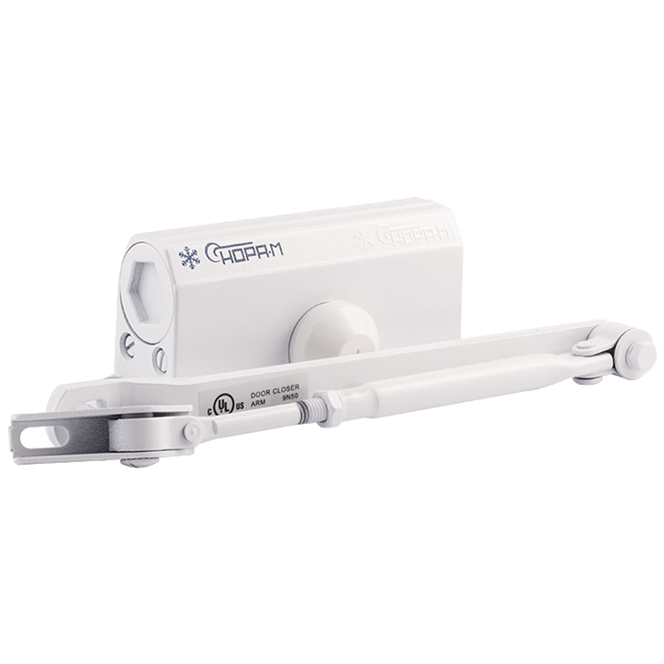 Нора-М 2S (белый) дверной доводчик