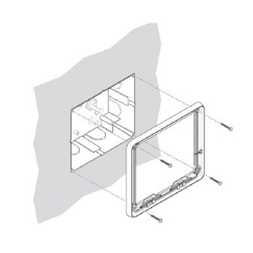 OPALEKP WHITE монтажная коробка BPT