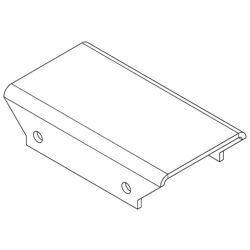 PERCo-MB-16.3 накладка прямая верхняя