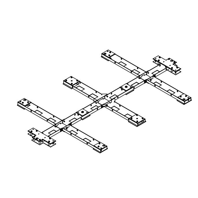 PERCo-RF20 рама монтажная для турникета