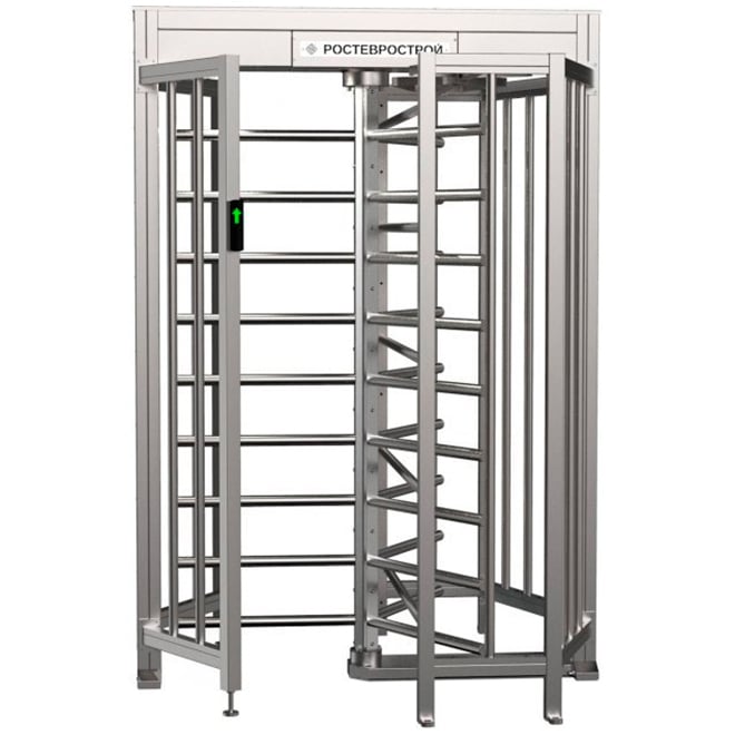 ПР1/3М2 НЕРЖ (0881) полноростовой турникет РостЕвроСтрой