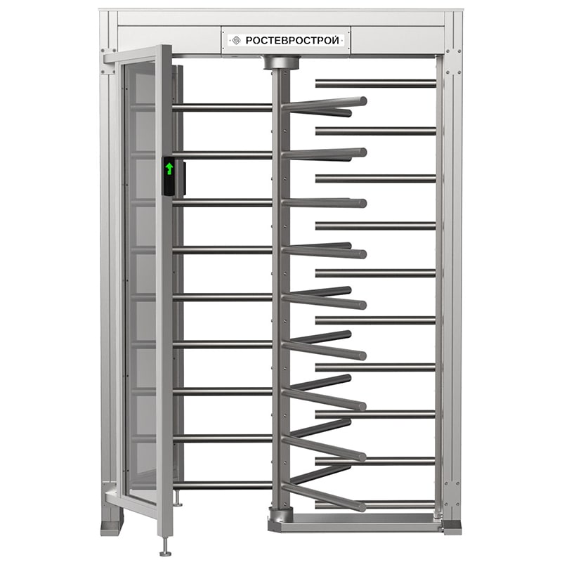 ПР1ЛС/3М2 НЕРЖ (0876) полноростовой турникет РостЕвроСтрой