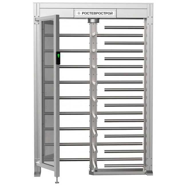 ПР1ЛС/4М2 НЕРЖ (0878) полноростовой турникет РостЕвроСтрой