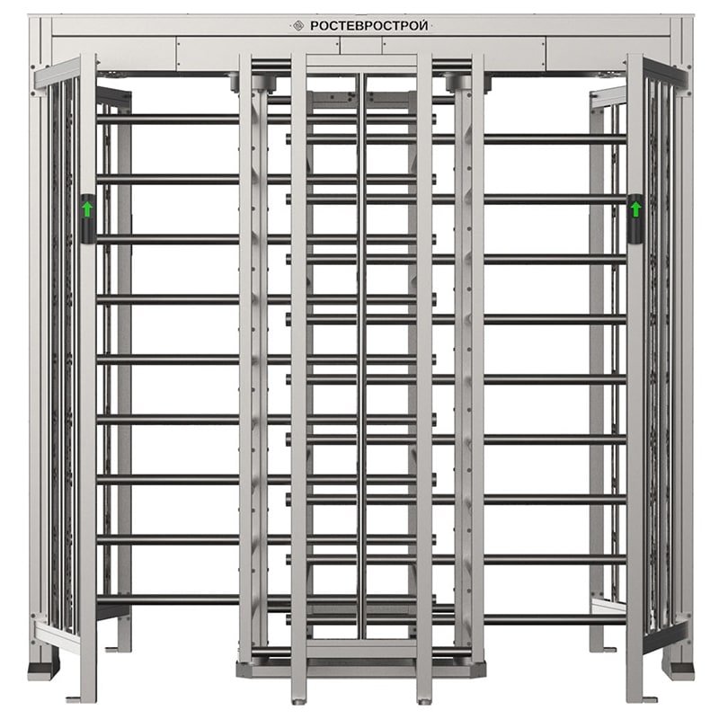 ПР2/4М2 НЕРЖ (0895) полноростовой турникет РостЕвроСтрой