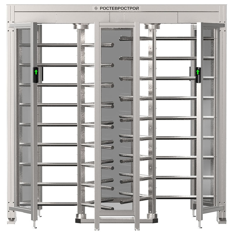 ПР2С/3М2 НЕРЖ (0902) полноростовой турникет РостЕвроСтрой