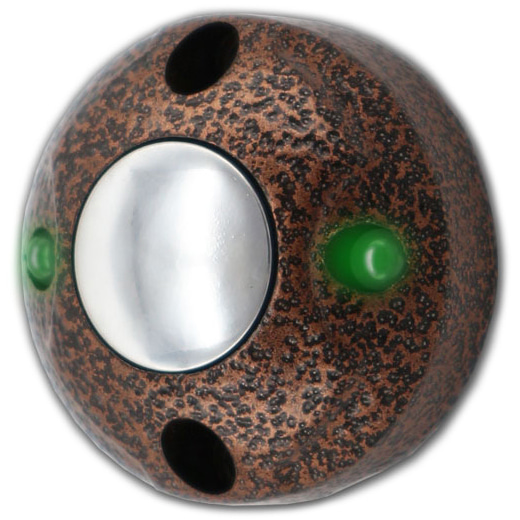 PUSHka (медный антик) кнопка выхода Олевс